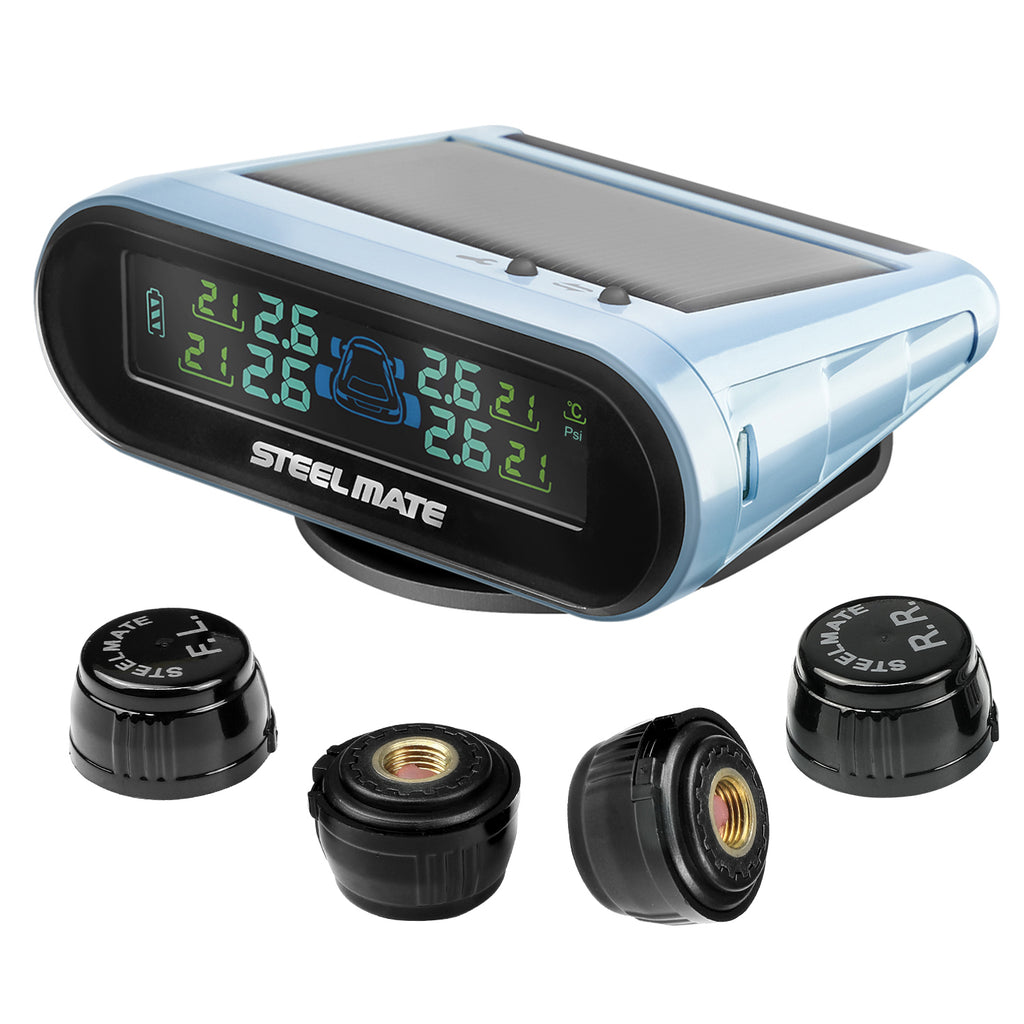 STEELMATE Mini One-s Black Multi-Function Tire Pressure Monitoring System Auto Backlight Sleep Awake