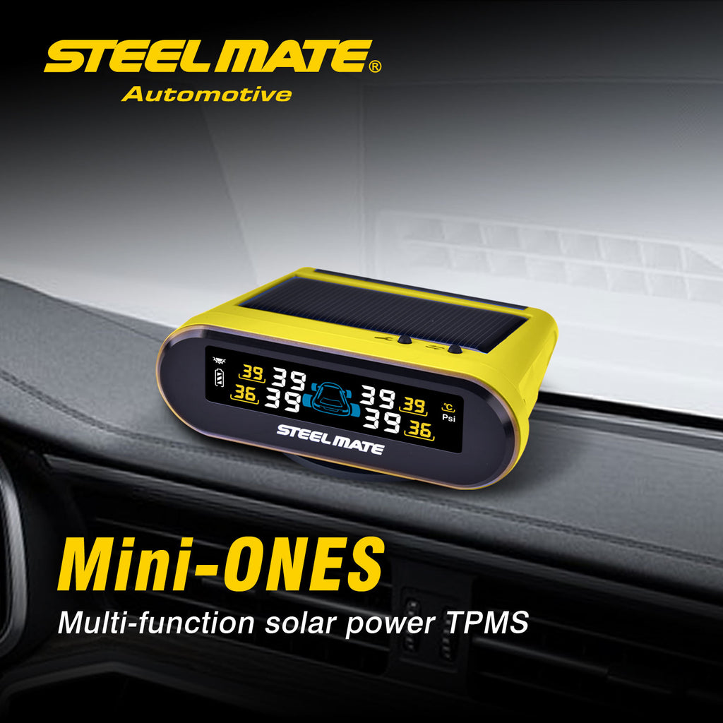 STEELMATE Mini One-s Black Multi-Function Tire Pressure Monitoring Syst –  Steelmateus