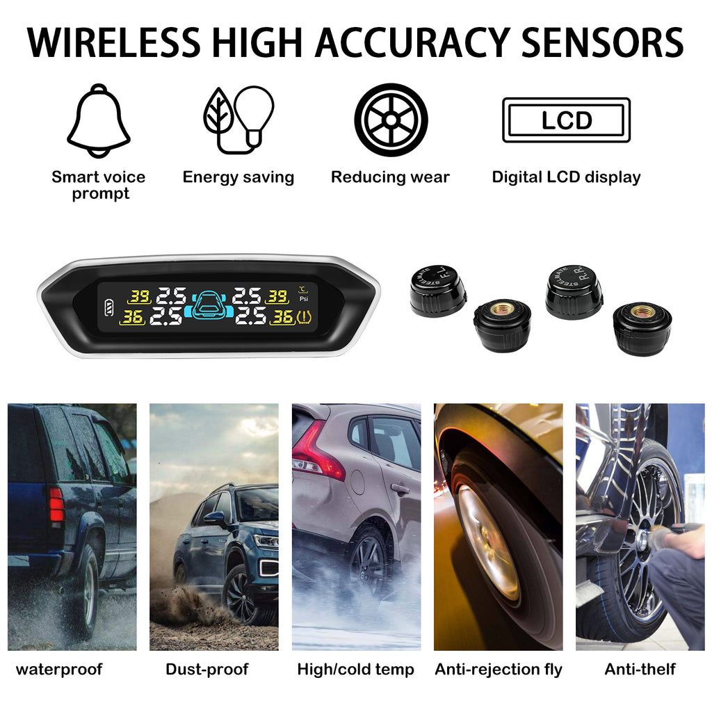 STEEL MATE Tire Pressure Monitoring System for RV Car - Solar Charge, –  Steelmateus